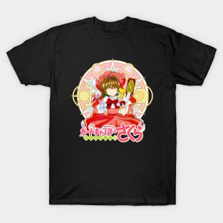 Retro Sakura Girl Japanese Anime T-Shirt